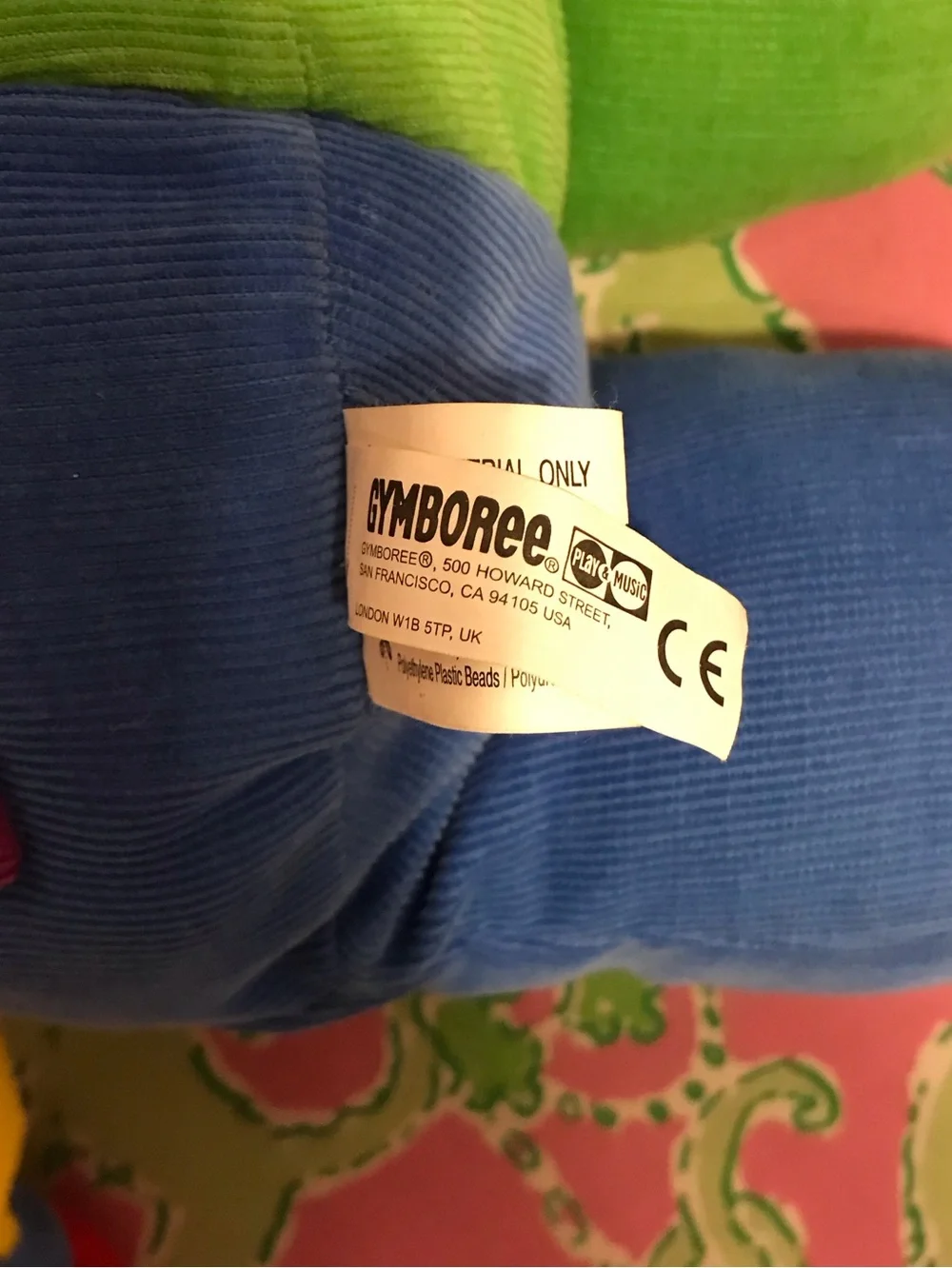 Vintage Gymboree 18” Gymbo the Clown Kids plush toy 2005